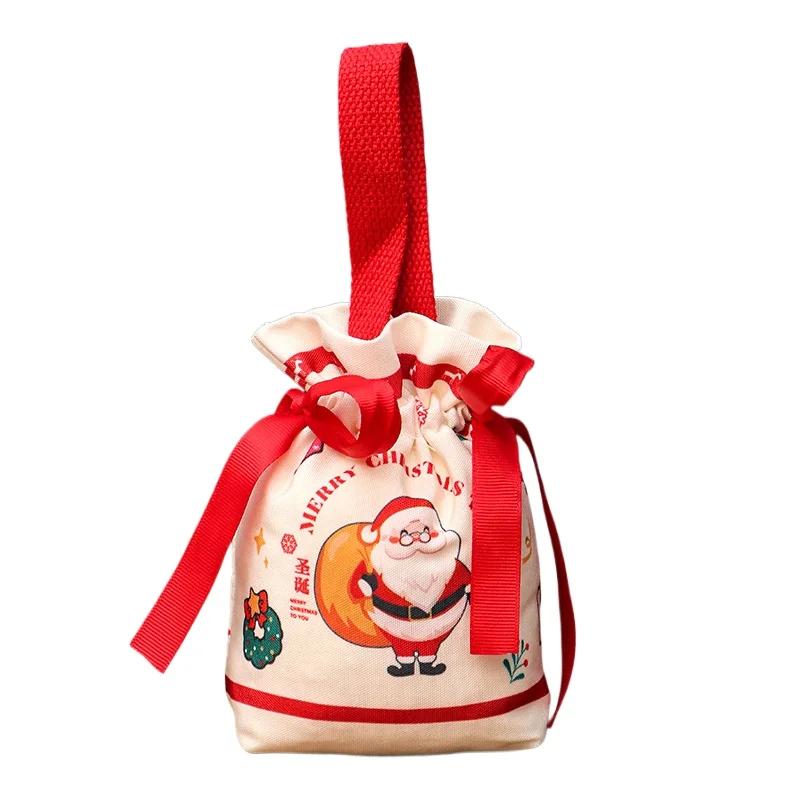 

Christmas Gift Bag Set Reusable Velvet Candy Bags for Jewelry Weddings Holiday Party Decorations Gift Packaging for Shoppers 9x5x21CM