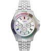 TIMEX Kaia Multifunction Watch, Multicolor Dial, Brass, Mineral Glass, Quartz Movement, Women's, Silver, TW2W33000