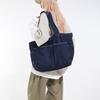 Denim Trend Shoulder Bag 2025 Autumn New Fashion Large Capacity Shoulder Bag Student Commuter Travel Tote Bag