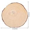 Natural Wood   Unfinished Wood Circles Ornaments Irregular Wood   with Bark