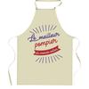 Tablier De Cuisine - Planetee - Motif Pompier - Coton Résistant - Impression France