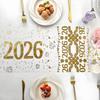 2026 New Year Celebration Table Runner: American-Style Hot Stamping Decor