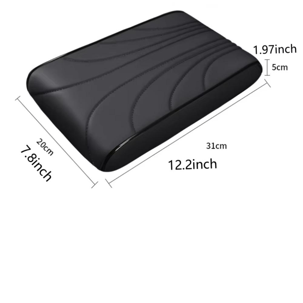 Leather Car Central Armrest Pad Armrest Protective Padding Protective Arm Rest Seat Box Multi-color Universal