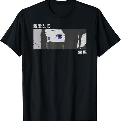 Oči Anime Dívky - Japonská Kultura Umění - Japonské Estetické Tričko(8)