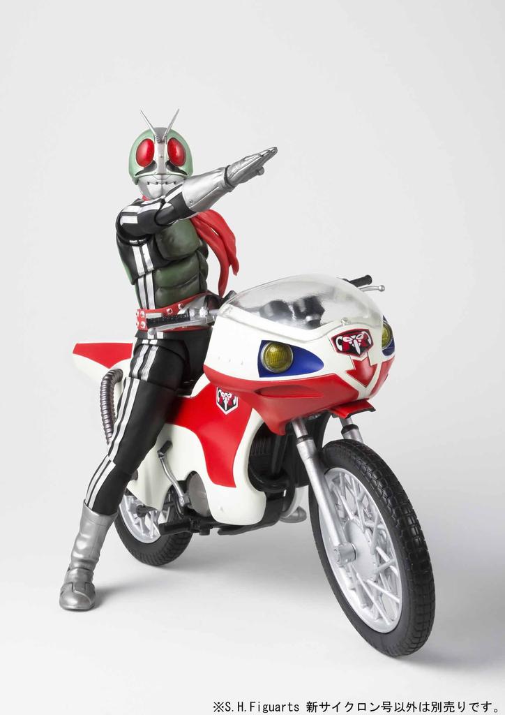 TAMASHII NATIONS Kamen Rider New Cyclone 190mm ABS PVC articulated S.H.Figuarts (approx. tall, & painted, figure)