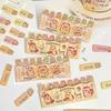 Cartoon Capybara Convenience Sticker Cute Row Sitting N Times Sticky Index Sticker Message Paper