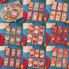 12Pcs Solid Chinese New Year Red Envelope Glitter Red Packet Creative HongBao  2025