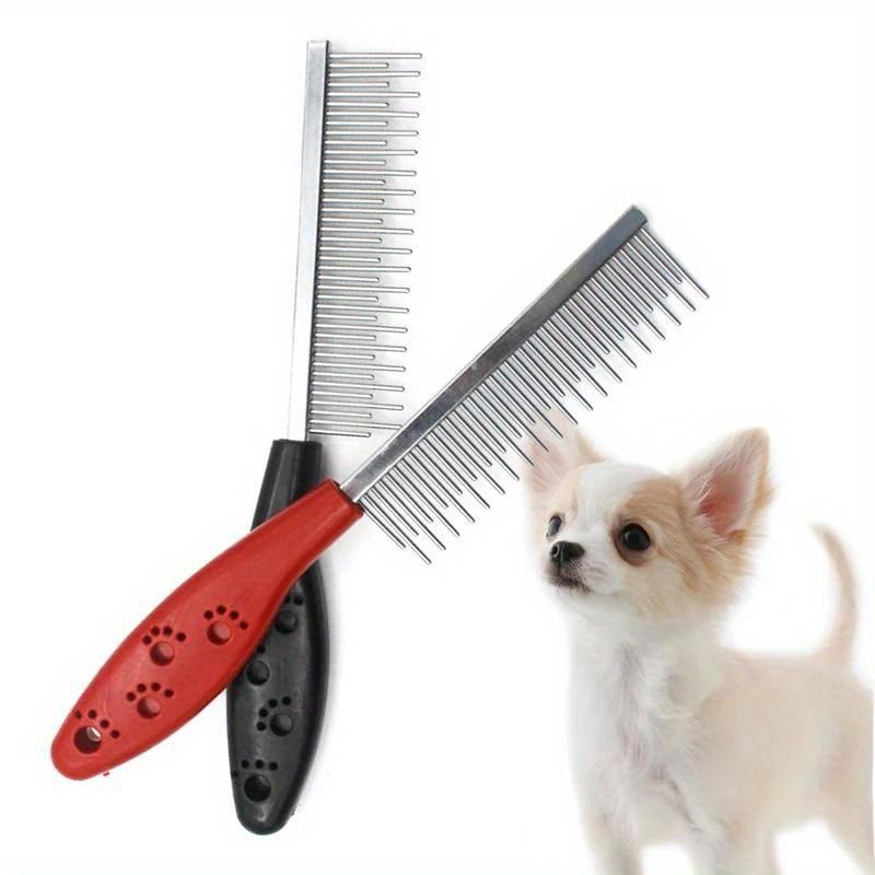 Stainless Steel Dog Comb Pet Hair Removal Shedding Pin Combs For Cat Dog Cleaning Grooming Tool