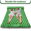 Double Foot-Pumped Inflatable Cushion Camping Sleeping & Nap Mat Widened Outdoor Moisture-Proof Nylon Lightweight