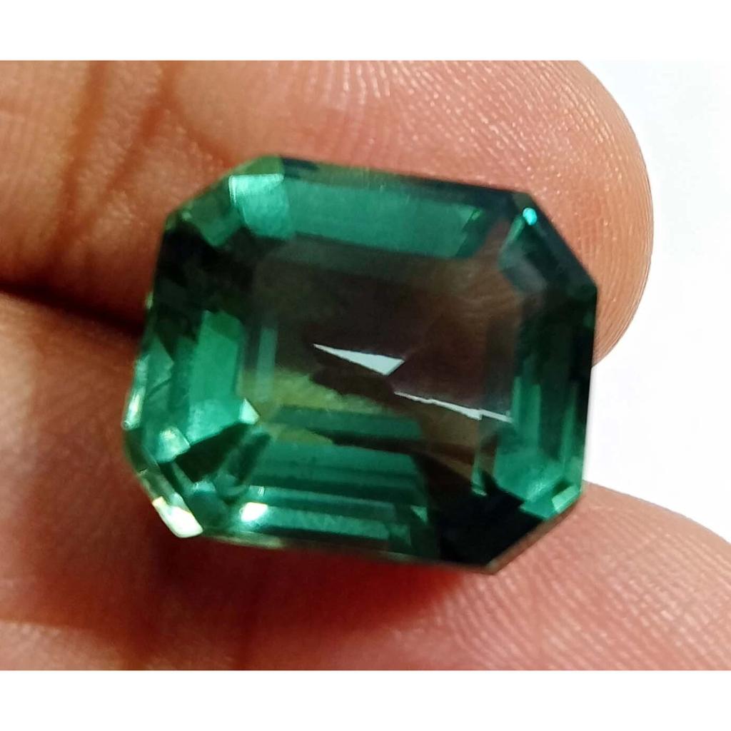 Certified Natural Green Tourmaline Emerald Cut 5-6 Ct Stunning Loose Gemstone