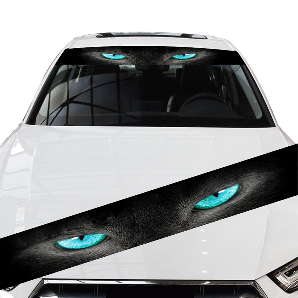 Přední nálepka na auto, Zadní sluneční clona Dekorace 3D stereoskopická nálepka na auto Dekorace do auta Nálepky