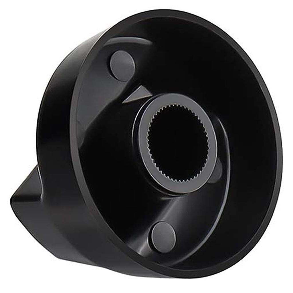 Schwarzer universeller Herd-/Ofen-Bedienknopf 4-teiliges Ersatzset mit einem Innendurchmesser von 6mm8mm inklusive 12 Adaptern