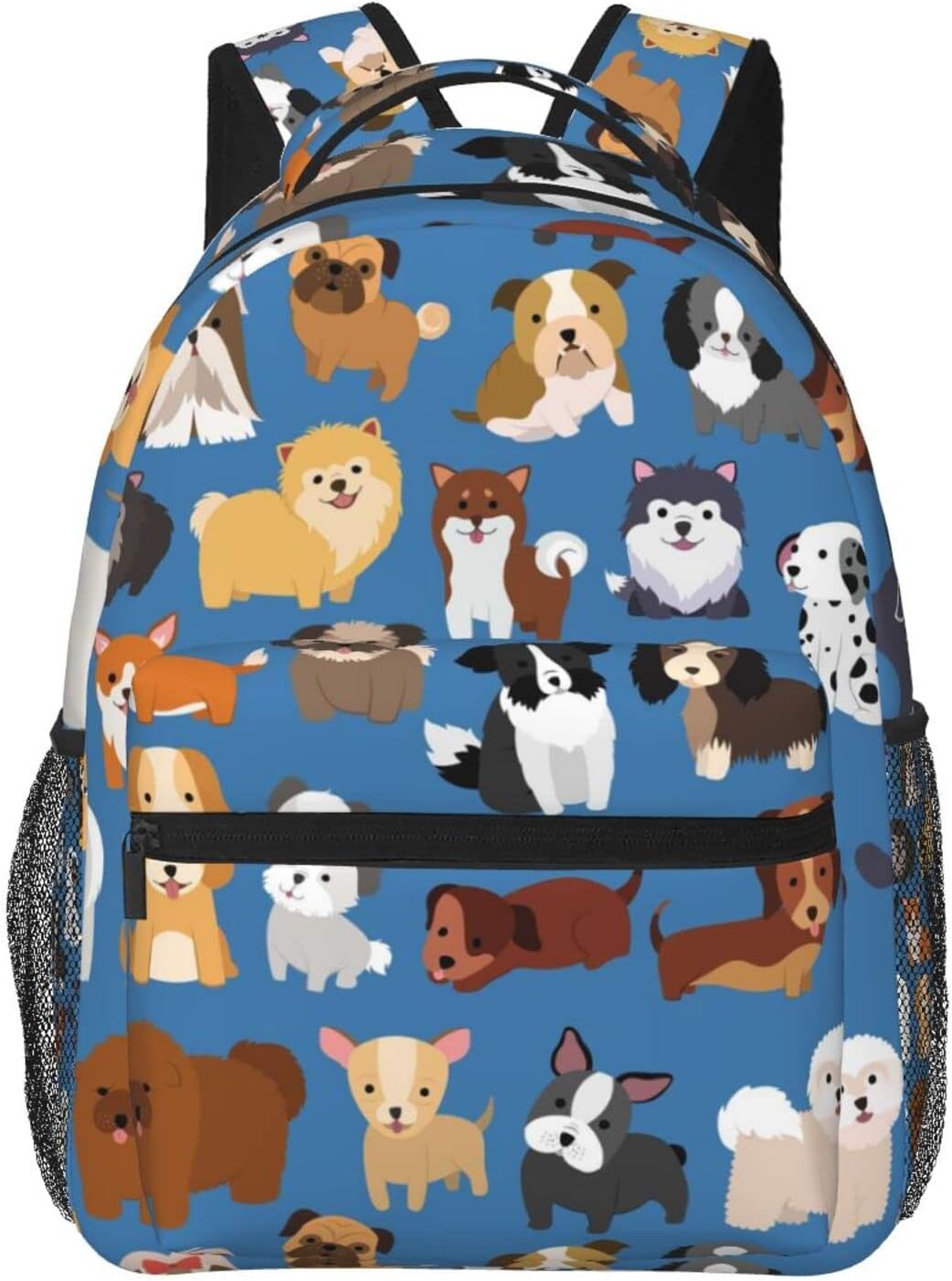 Puppy Honden Schattige Dieren Rugzak Schooltas Voor Studenten Tieners Mannen Vrouwen Laptop Rugzakken Reis Dagrugzak Met Meerdere P