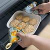 Mini Triangle Microwave Oven Glove High Temperature Resistant Thick Cotton Pot Cloth Cover for Baking Cooking Hot Pot Transfer