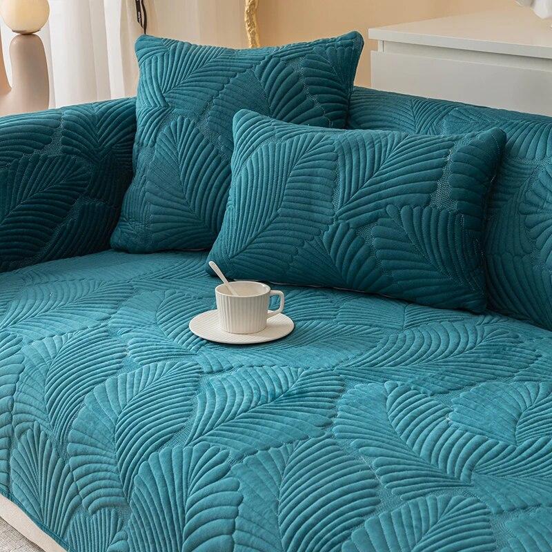 Jacquard Sofa Slipcover Sofa Towel Thick Non Slip Slipcover Home Furniture Protector Pets Kids Bedroom Living Room Home Decor