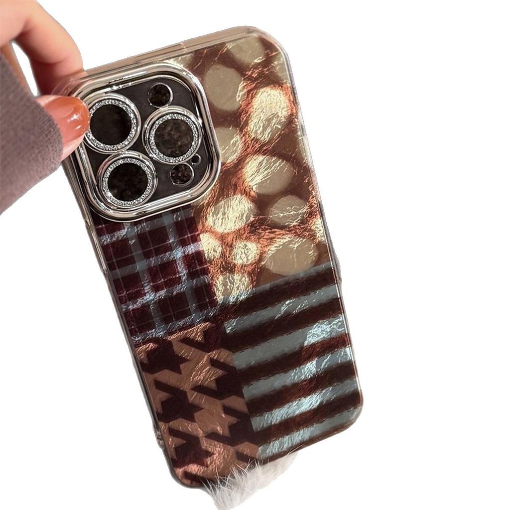 Für Apple Handyhülle High-End Huaqiang Bei Yusha Handyhülle für Apple Imd Doppelschichtige Hülle Magnetische Saugkraft