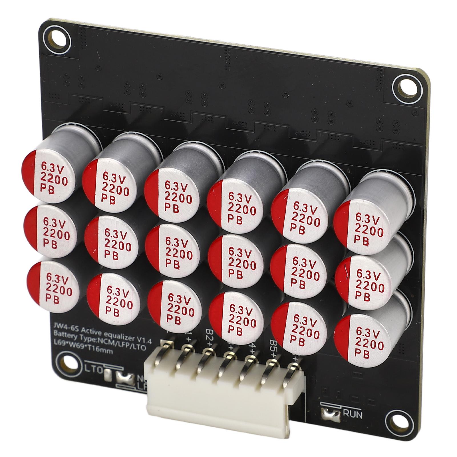 

Battery Active Equalizer 6S 1.8V‑4.5V Capacitor Balance Board Energy Transfer Balancer Module