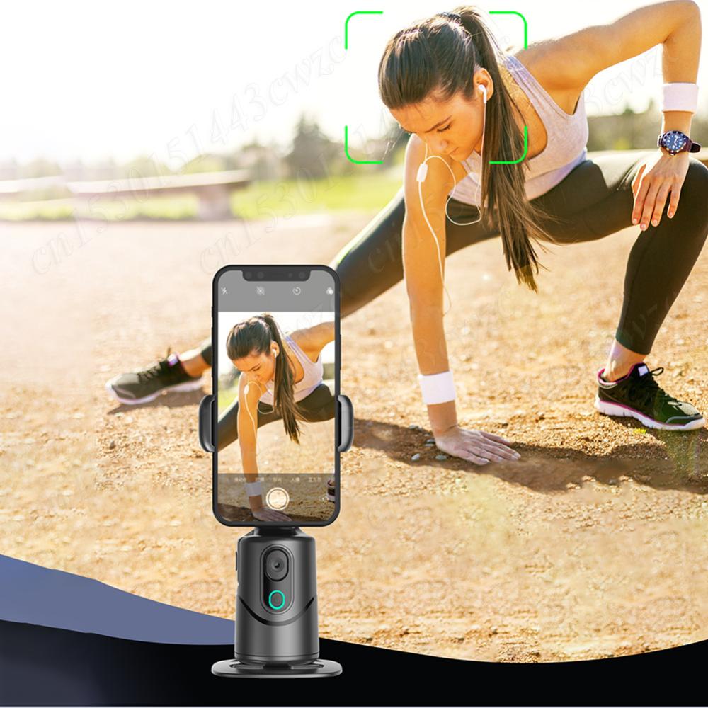 Auto Face Tracking Tripod 360° Rotation Auto Tracking Phone Tripod Holder No App Gesture Control Smart Shooting Stand