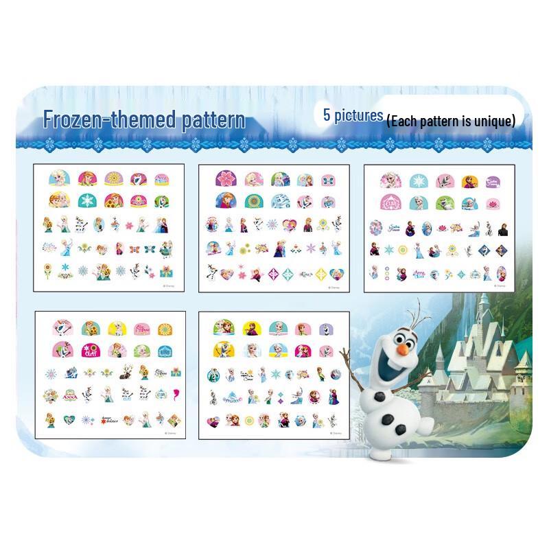 Disney Princess Nail Art Sticker Set for Kids