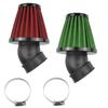 High Flow Motorcycle Air Filter - RAD Mushroom Head Element 28-48mm Clip-On 45° Bend Intake Filter Air Filters 7