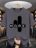 Unisexs summer pure cotton casual loose fashion letter pattern printed comfortable sports round neck short sleeved Tshirt top