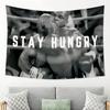 1pc Multi-Size Keep Hungry Tyson Gym Motivation Flag, Fitness Poster Wall Flag, Ideal for Gym Decor Bedroom Living Room College