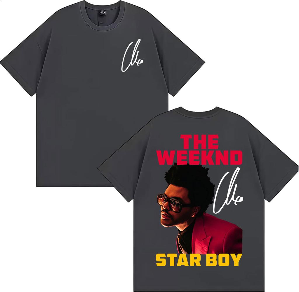 Starboy Style The Weeknd Graphic Tshirts Women Unisexs Clothing Hip Hop Harajuku T Shirt Summer Tops Oversized Tshirt Streetwear