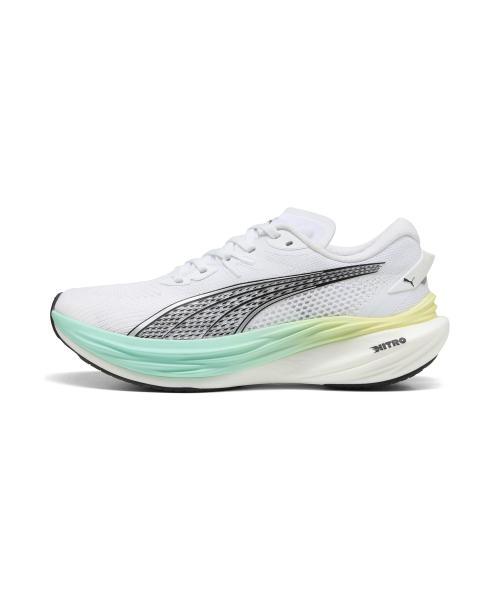 [Puma] Deviate Nitro 3 Women's - White:Mint [309708-20]