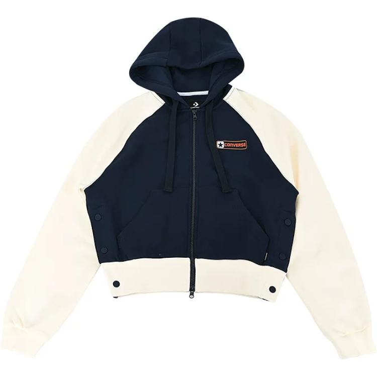 New Converse Sweatshirt Women's Blue/White 10028461-A02