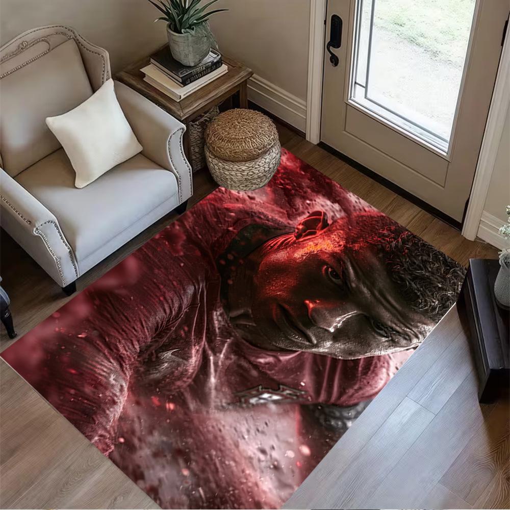 Superhero Action Floor Rug Office Rug Suitable for Bedrooms Dormitory Playrooms Living Rooms Anti-slip Rug Decorate Offices