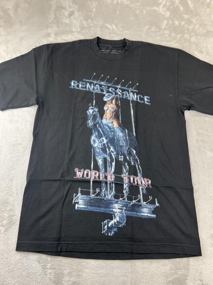 Beyoncé Renaissance World Tour 2023 Double Sided T Shirt Adult M NEW Beyhive Unisex T-Shirt L