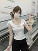 Korean Sweet Spring/Summer Slim-Fit Doll Collar Pure Cotton T-Shirt