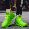 Spring Men's Shoes Breathable and Lightweight Fly-woven Shoes Men's Sports and Leisure Shoes Mesh Shoes Men's Large Size Shoes