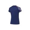 Li Ning Badminton Series Quick-Dry Cool Competition Sports Suit Women sportswear Deep-Purple Blue AATQ064-1