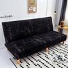 Black Geometric Folding Sofa Bed Case Living Sofa Cases Elastic Spandex Stretchdouble Seat Case Slipcovers For Living Room Area Geometric Print