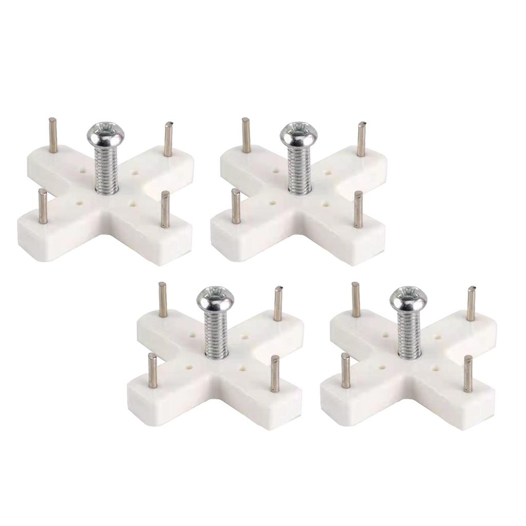 4 STÜCKE Spurloser Wand-Schraubnagel Bohrerfrei Mehrzweck-Bilderaufhängerhaken für Gipskarton Zementwand