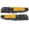 1 Pair Universal Aluminum Footrest Pedal Foot Rest Footpegs Yellow