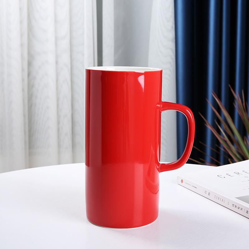 Large Capacity 1200ml Ceramic Coffee Mug with Handle Extra Big Jumbo Tea Water Cup for Office and Home Drinking Glass Beer Mug
