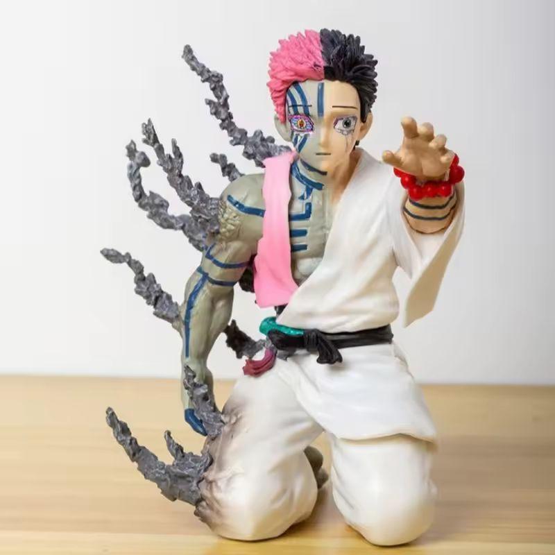 13cm New Demon Slayer Akaza Hakuji Anime Figure Model Doll Action Figurine Pvc Decoration Peripheral Desktop Ornament Toys Kid Friendly Entertaining