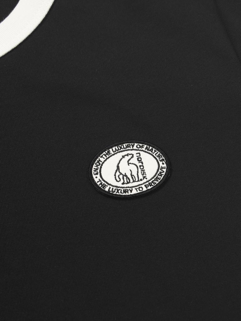 NORDISK Crop Ringer Short Sleeve T-Shirt - W_Black