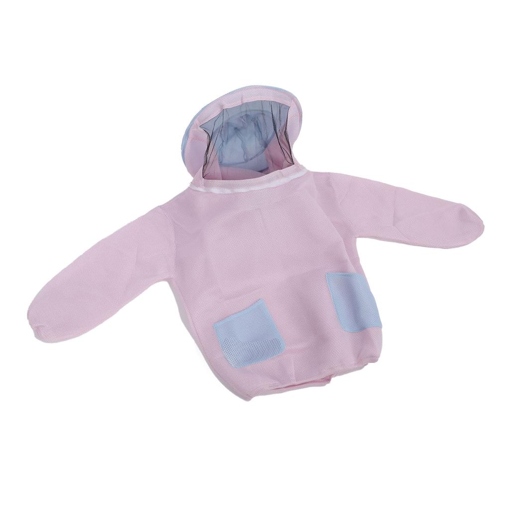 Beekeeping Jacket, Beekeeping Clothes Jacket with Breathable Mesh Veil, Beekeeping Suit for Women Beginner Beekeepers