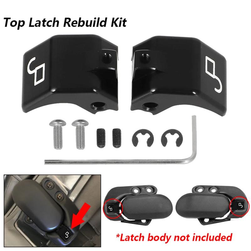 Kit di Ricostruzione Gancio Superiore in Alluminio Nero Adatto per Mazda Miata MX-5 Convertibile 1990-2005