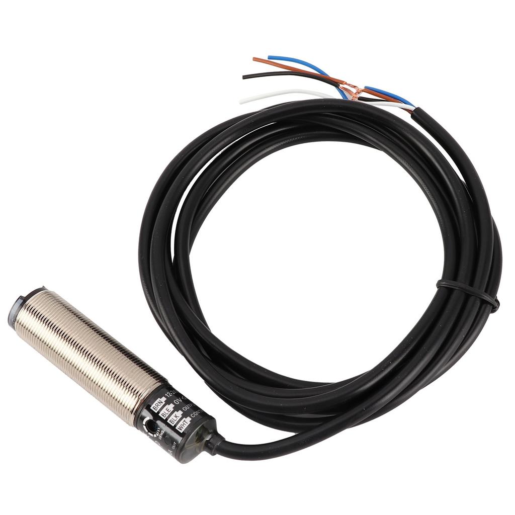 BERM Photoelectric Switch Sensor Diffuse Reflection Cylindrical 4Wire Power Control 1224VDC(BR400DDTP )