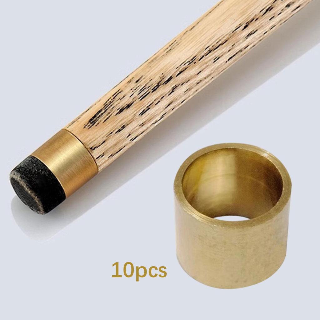 10 Pieces Pool Cue Ferrules Replacement Supplies Multifunction DIY Billiard