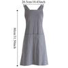 Cross Straps Minimalist Apron Cotton Handmade Apron Durable Cooking Aprons  Kitchen Use