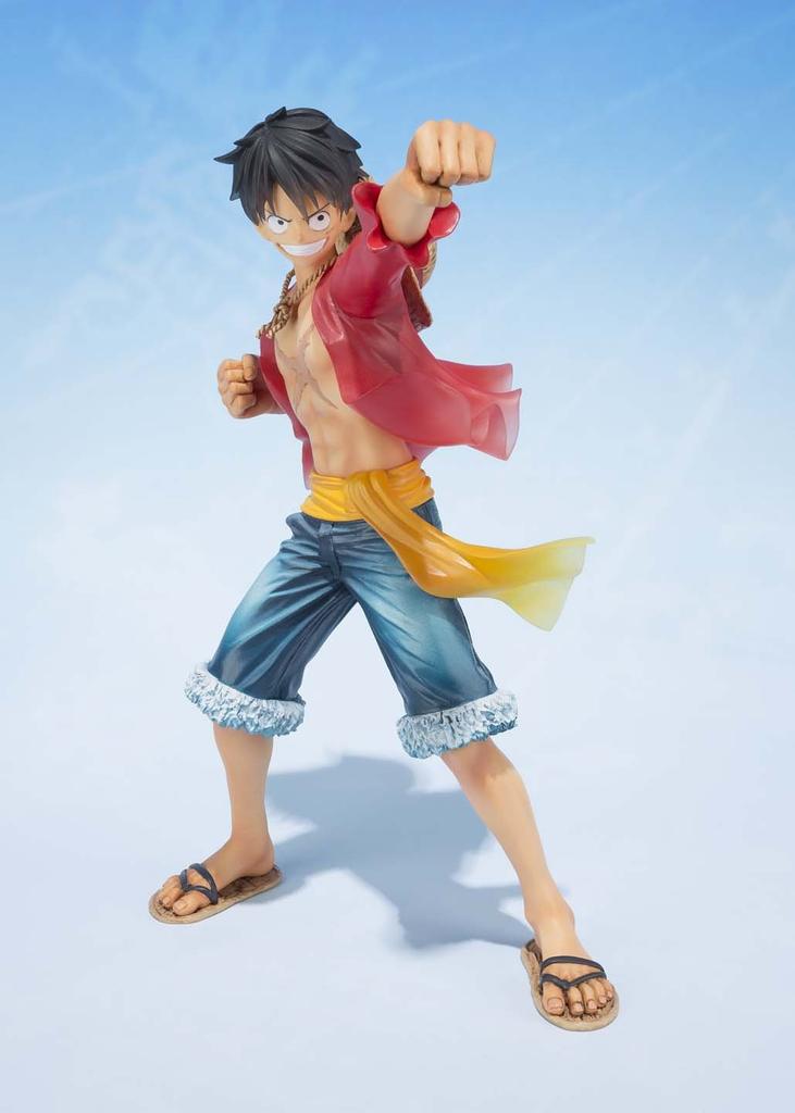 TAMASHII NATIONS Figuarts Zero ONE PIECE Monkey Luffy Anniversary 145mm lakovaná hotová figurka D. -5. vydání - přibl. PVC a ABS