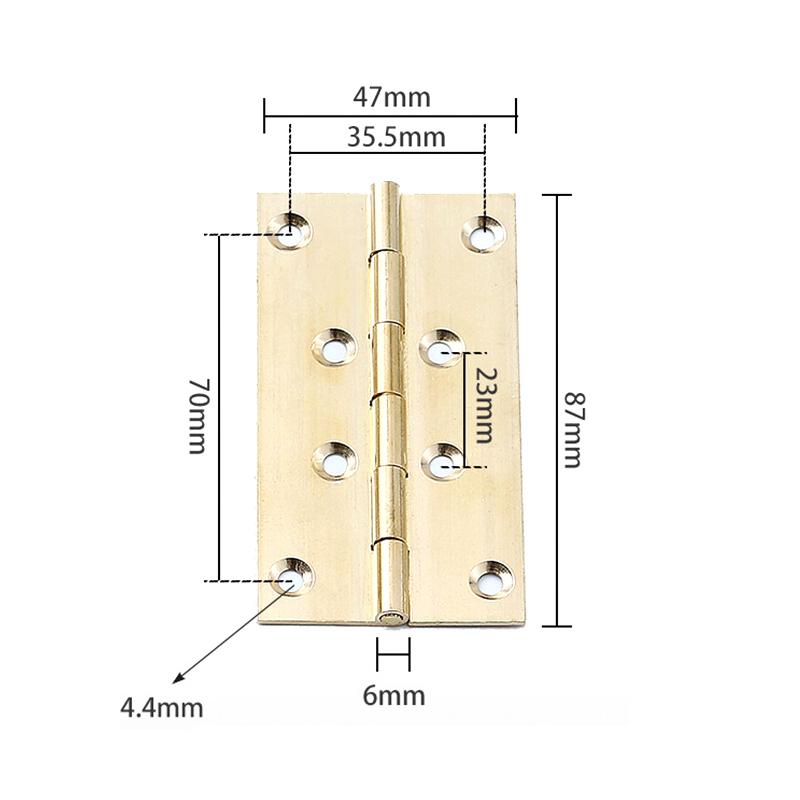 Pure Brass Miniature Hinges Brass Hinges Copper Mini Hinge