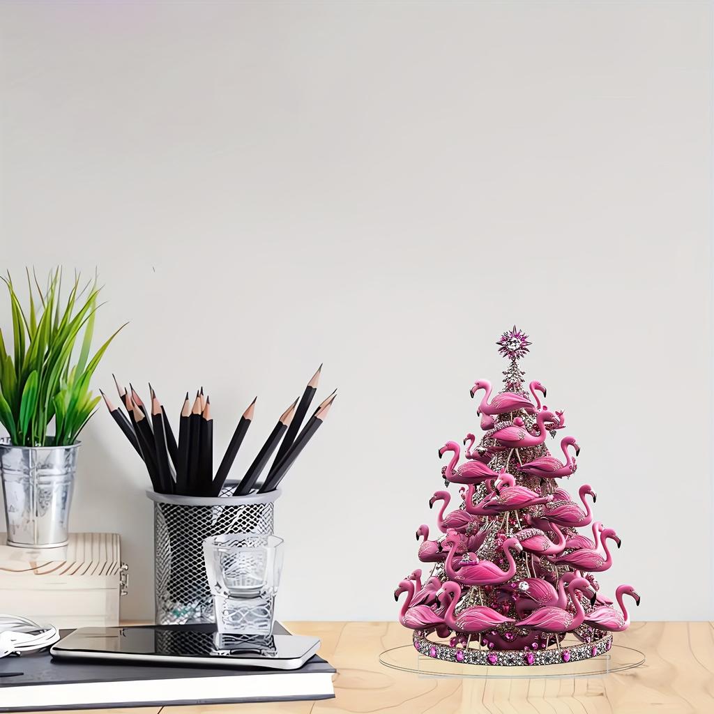 Dessin animé, Animal, Rose, Flamant rose, Salon Chambre, Bureau à domicile, Accessoires de décoration de bureau, Décorations