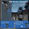 Outdoor Waterproof Solar Camera 4G/Wifi Home Full Color HD Remote Low Power Consumption Monitor with Night Vision