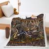 Blanket Animal Deer Blanket Lamb Fleece Crystal Fleece Blanket Blanket Universal